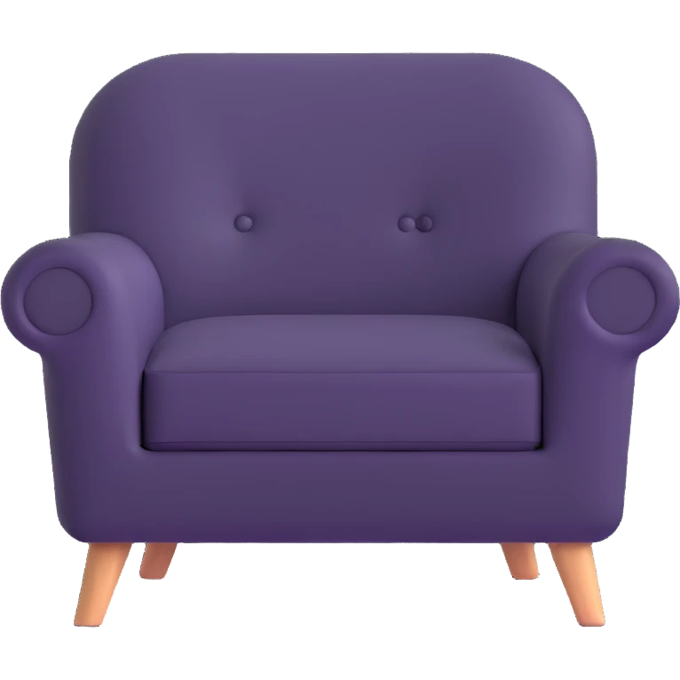 cozy armchair, warm and inviting emoji