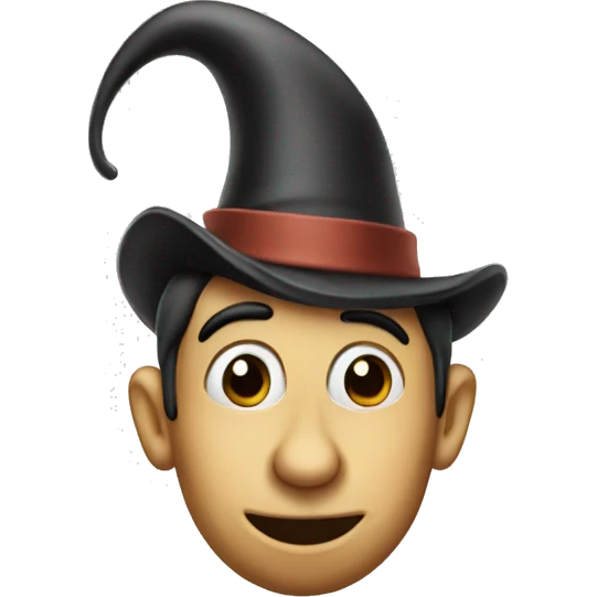 Pinocchio with long nose  emoji