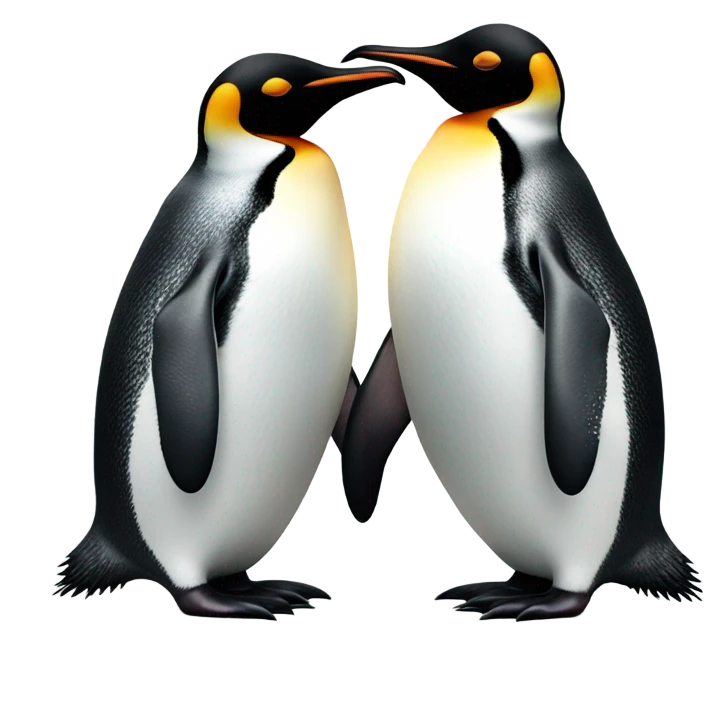 penguin and penguin emoji