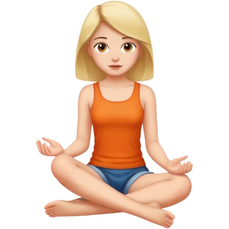 Naked girl legs emoji