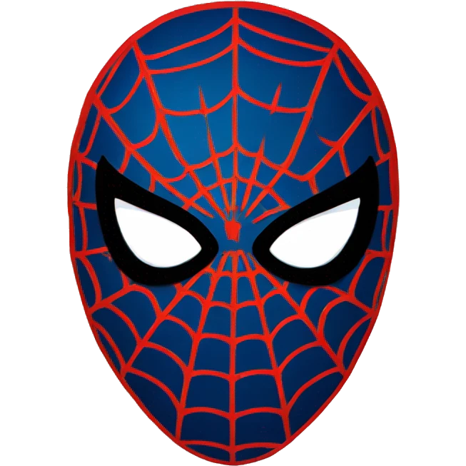 Spiderman mask emoji