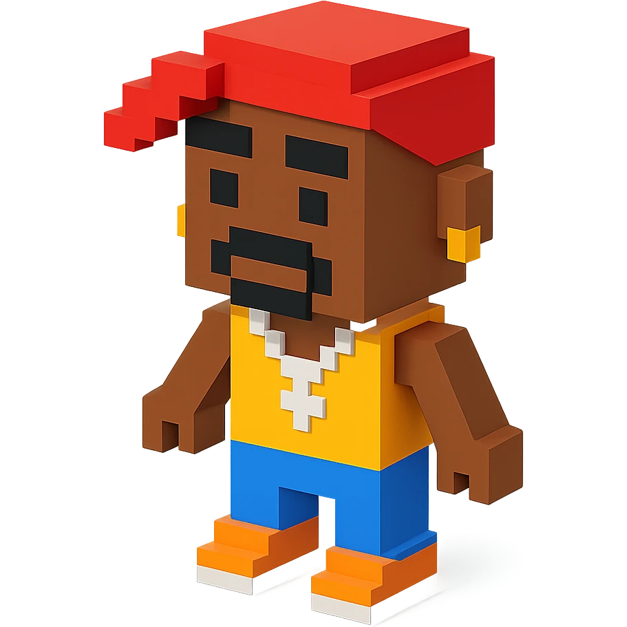 2Pac rapper emoji