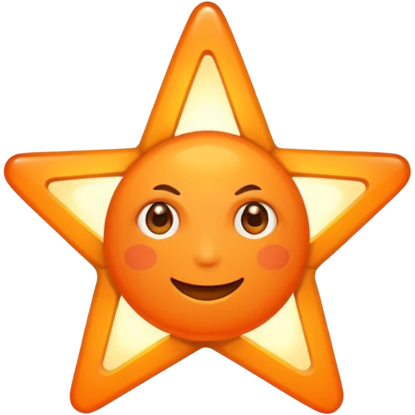 i want orange star  emoji
