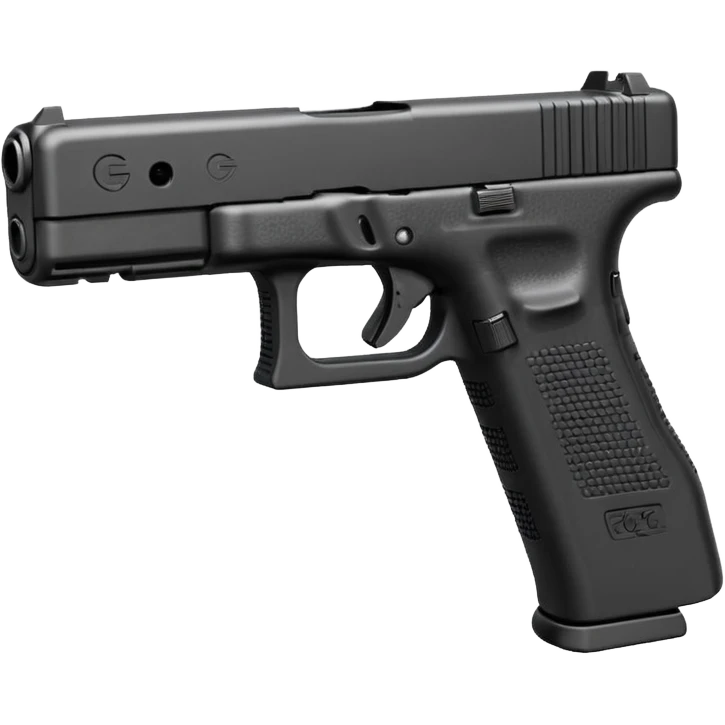 Glock 17 with an extended magazine emoji
