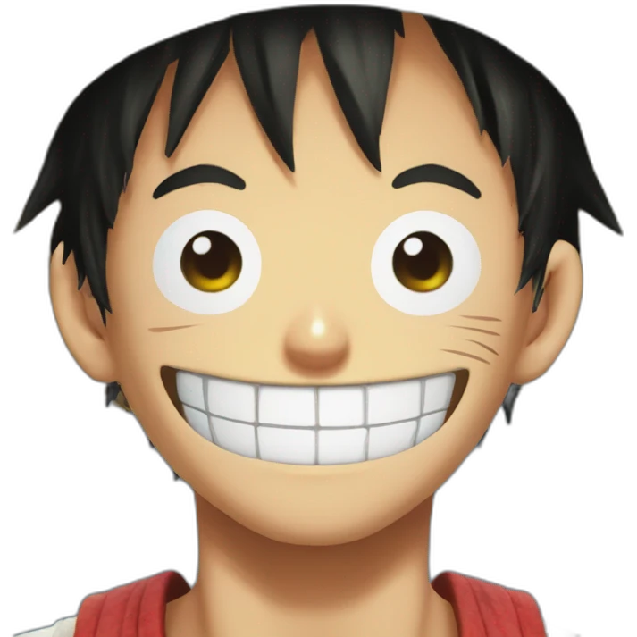 straw hat luffy head emoji
