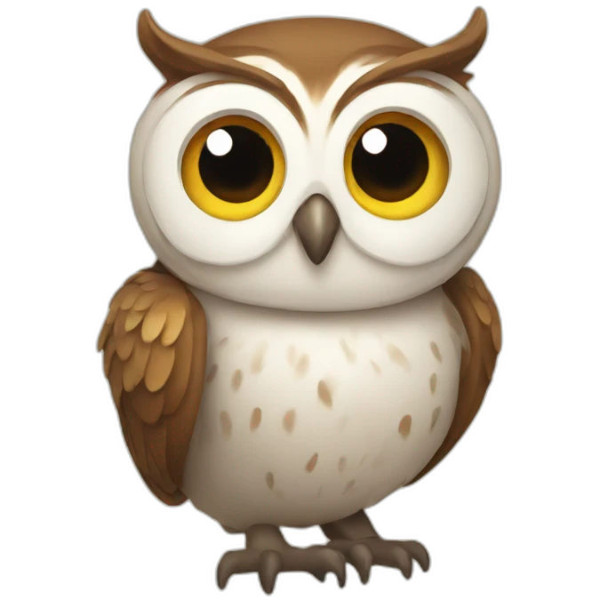 happy owl emoji