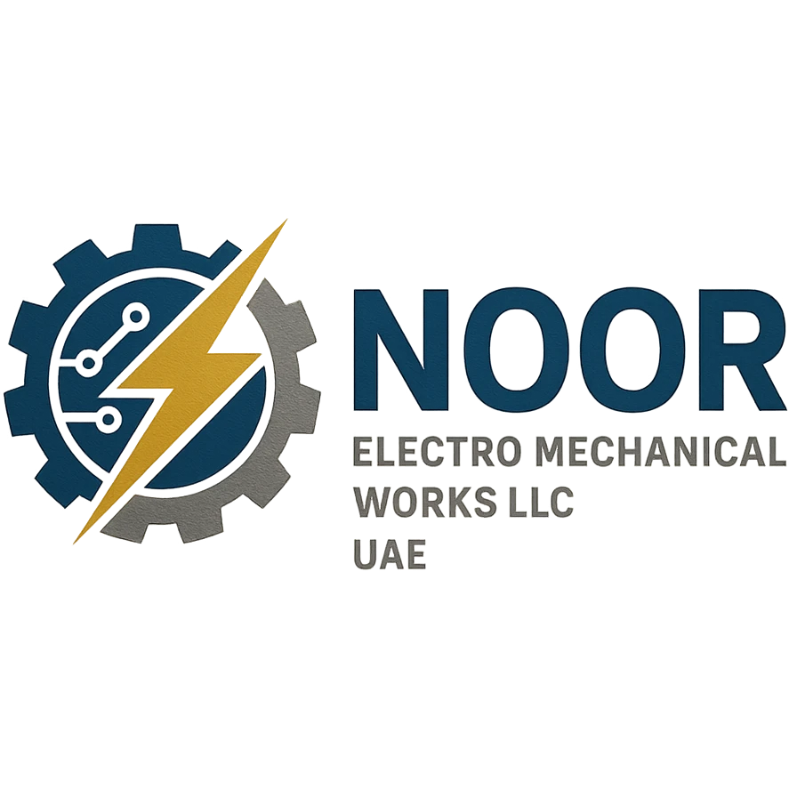 create a logo for company named Noor Electro mechanical Works LLC UAE  emoji