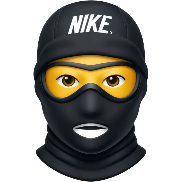 Nike ski mask emoji