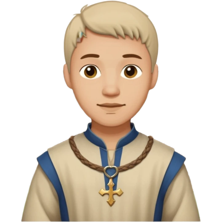 medival Cottagecore style man emoji