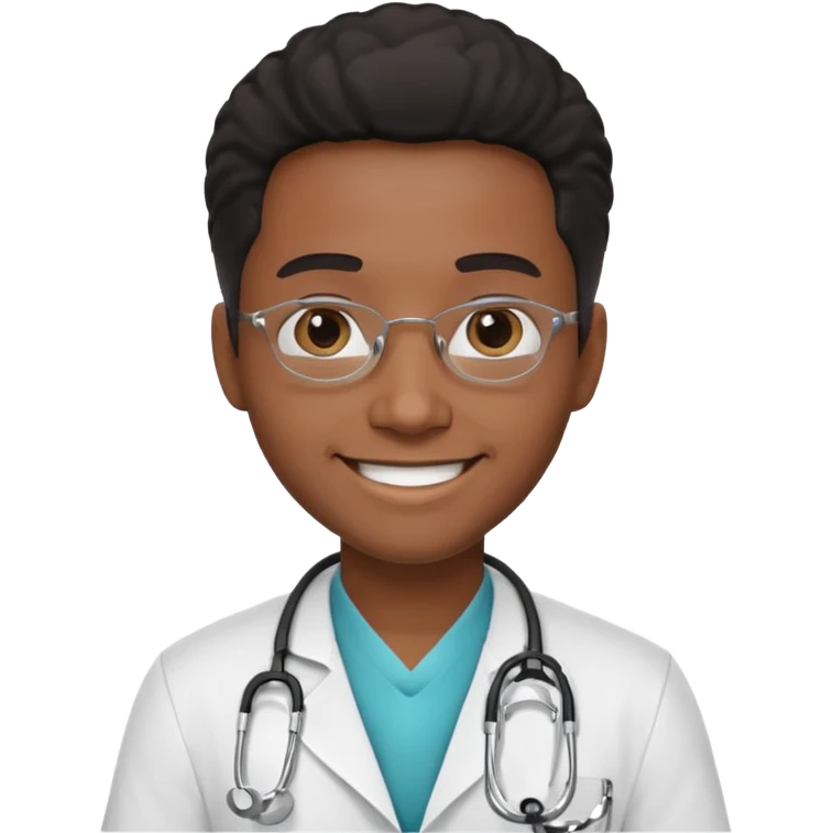 doktor zenci emoji