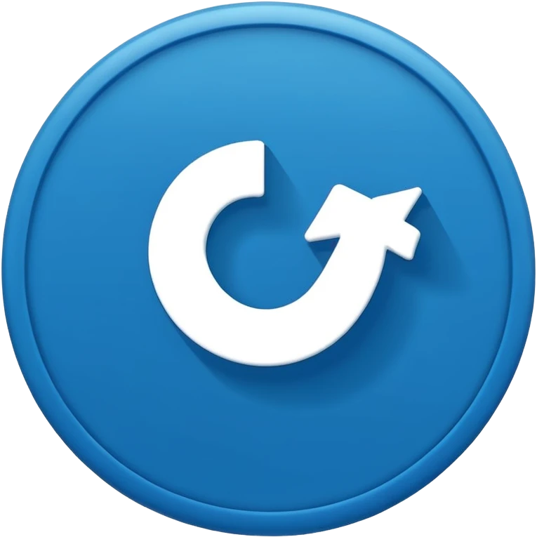 A small, flat emoji-style blue verification checkmark, inspired by TikTok’s verified badge. Solid bright blue circle with a crisp white checkmark in the center. Minimalist design, smooth edges, high contrast, transparent background, vector-style, centered, clean emoji look, no text, no shadows. emoji