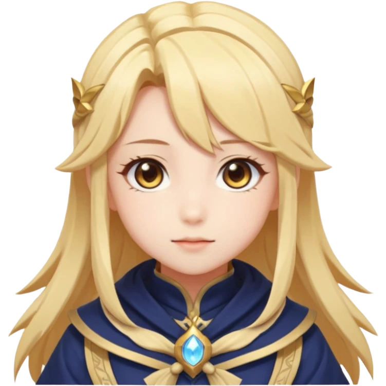 Cute Lumine from Genshin Impact in Photorealistic Hoyoverse Anime Style  emoji