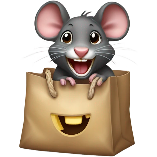 Ratón de los dientes  emoji