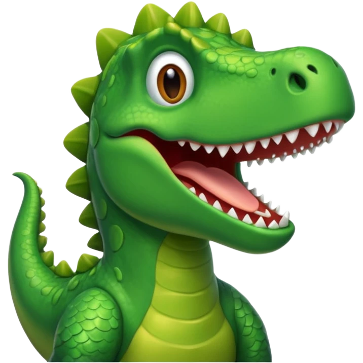 Dino singing emoji