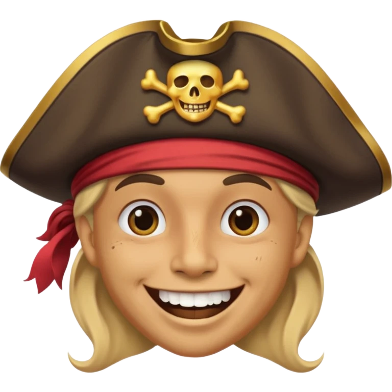Face with a pirate hat emoji