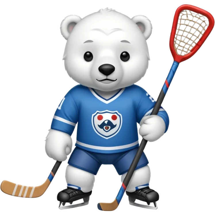 polar bear hockey player emoji