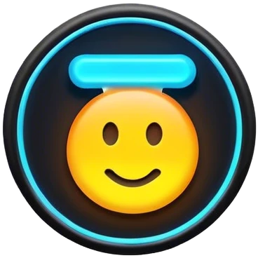 Neon signboard emoji