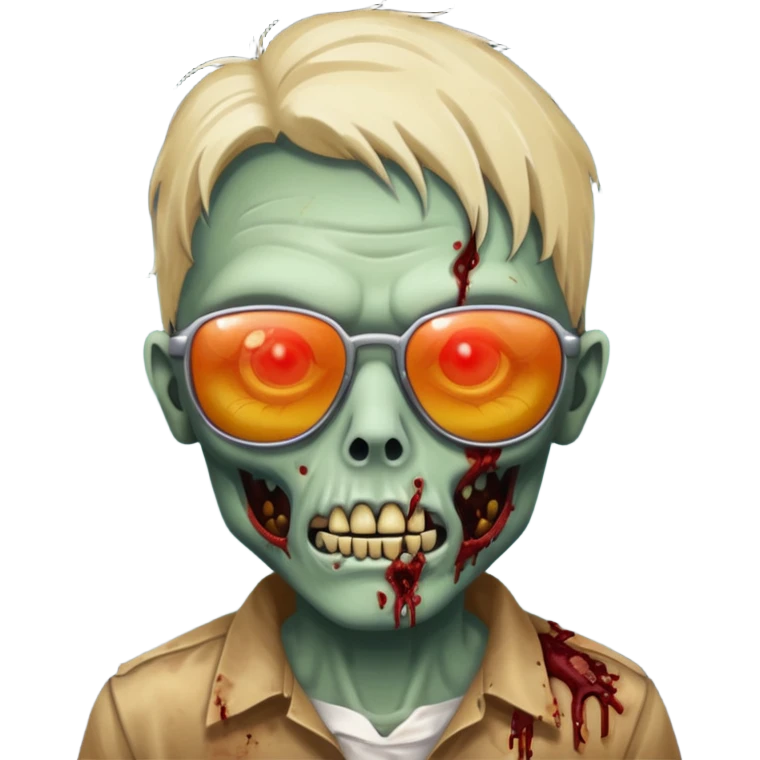 zombie with sunglasses emoji