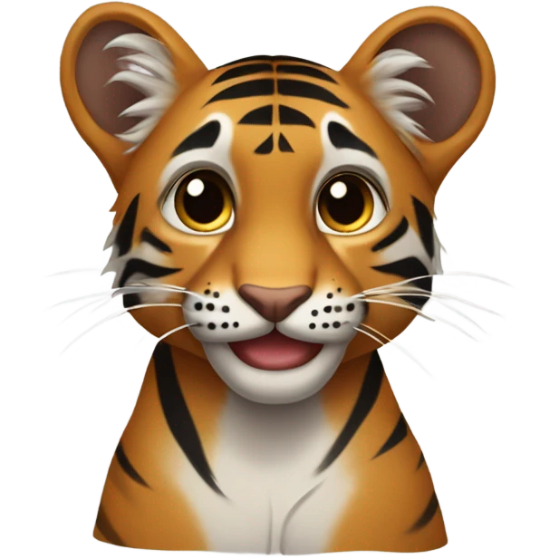 gatta tigrata marrone e nera  emoji