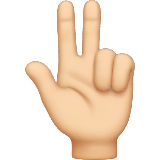 L finger emoji