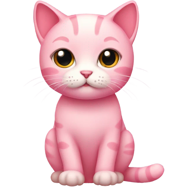 pink cute cat emoji