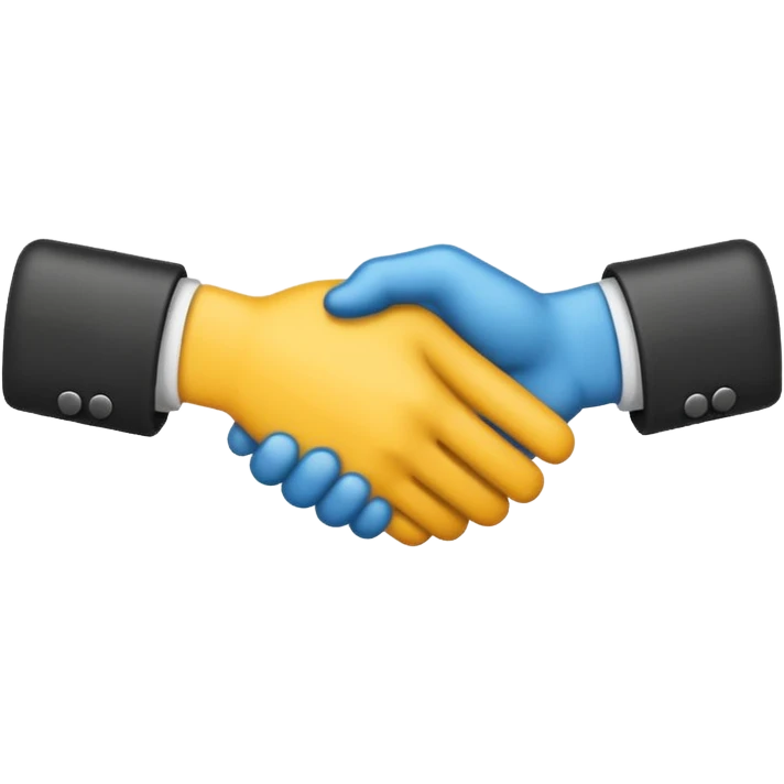 emoji of Handshake with a Slash emoji