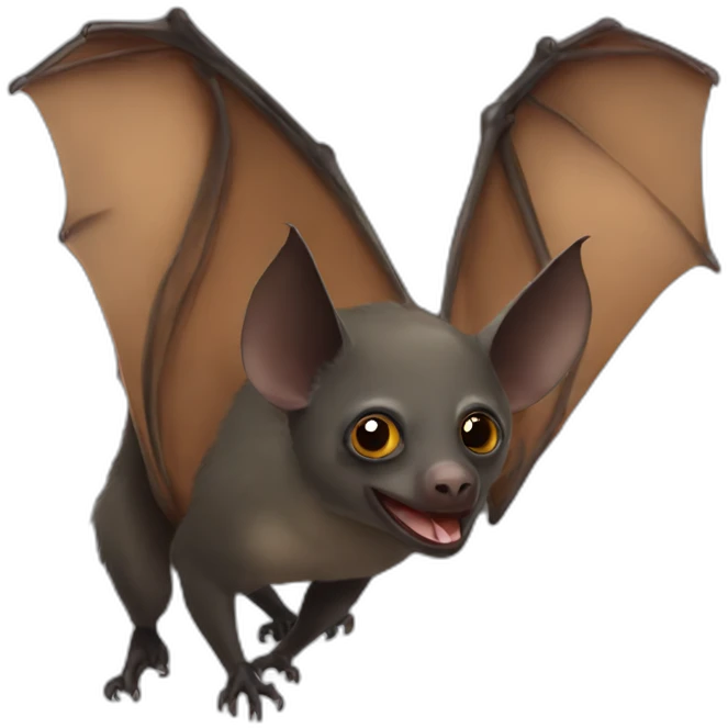 Fruit bat emoji