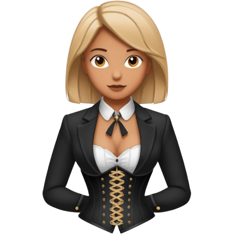 mixture of corset and blazer emoji