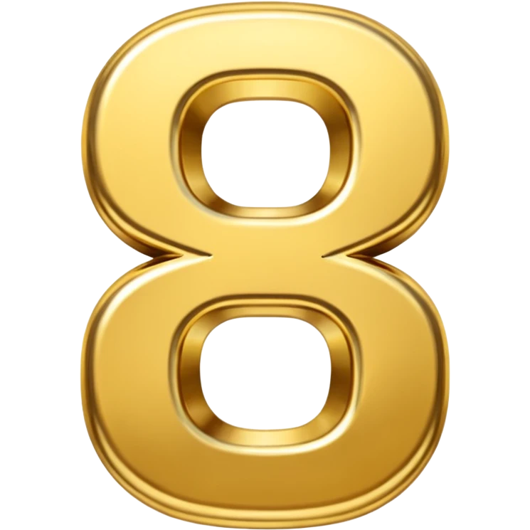 the number 2026 gold emoji