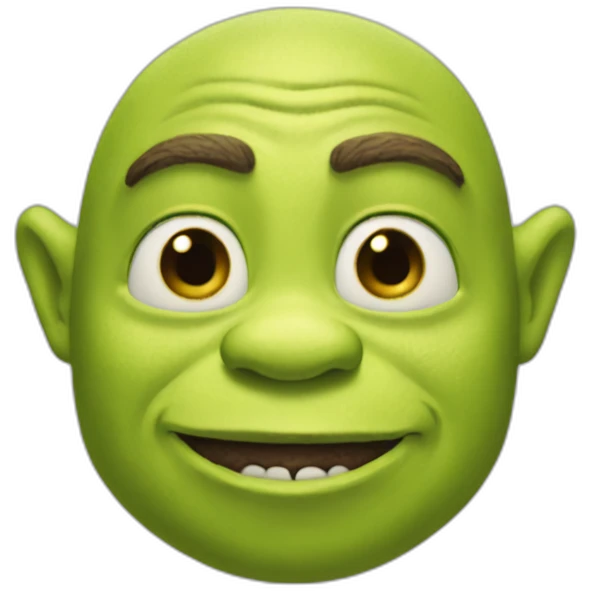 amongus with shrek face emoji