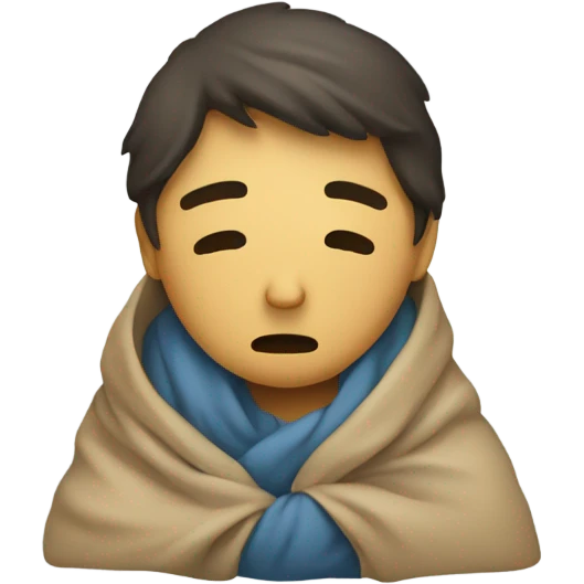 Sad and sick emoji