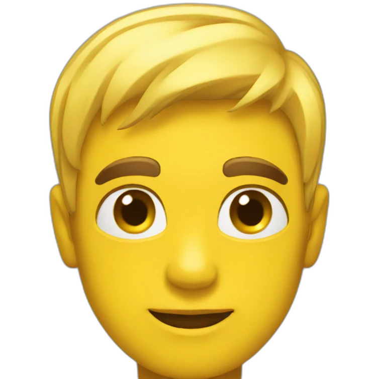 yellow shirtless emoji