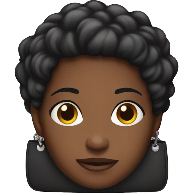 black girl bag  emoji