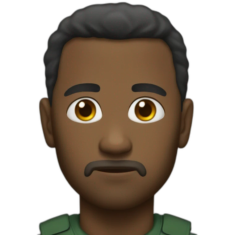 1000 yard stare emoji