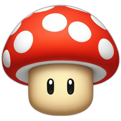 Mario mashroom  emoji