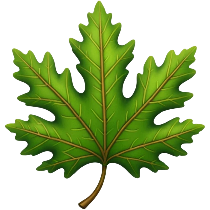 oak leaf emoji