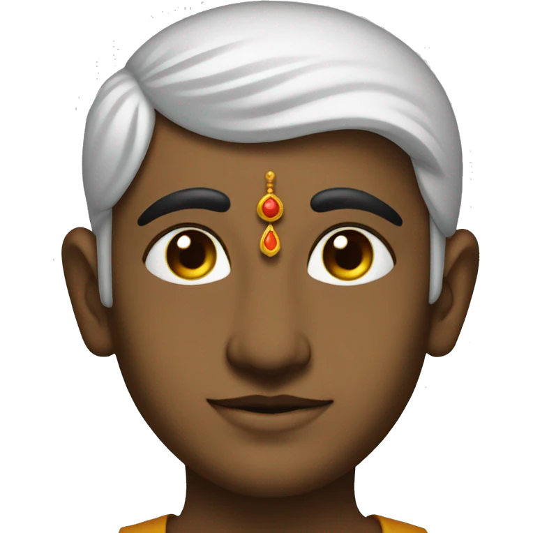 Krishna tilak emoji emoji
