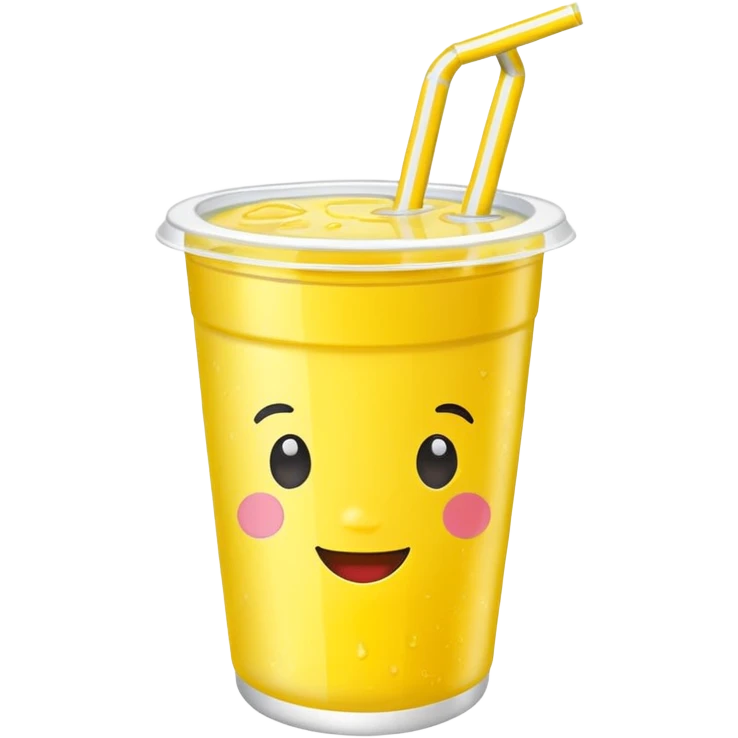 lemonado cup, Theme Park Snack. emoji