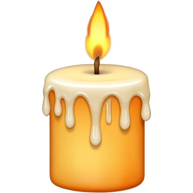 Cute candle emoji