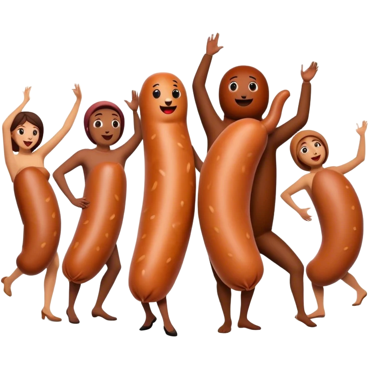 Sausage dance emoji