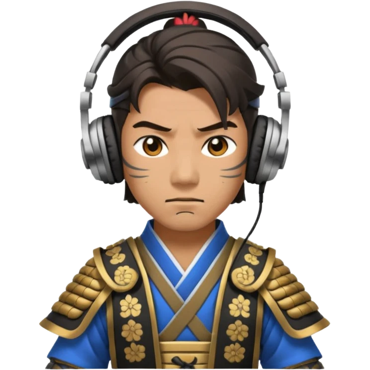 samurai DJ  emoji