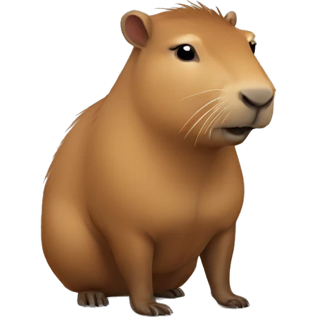 Capybara starts emoji
