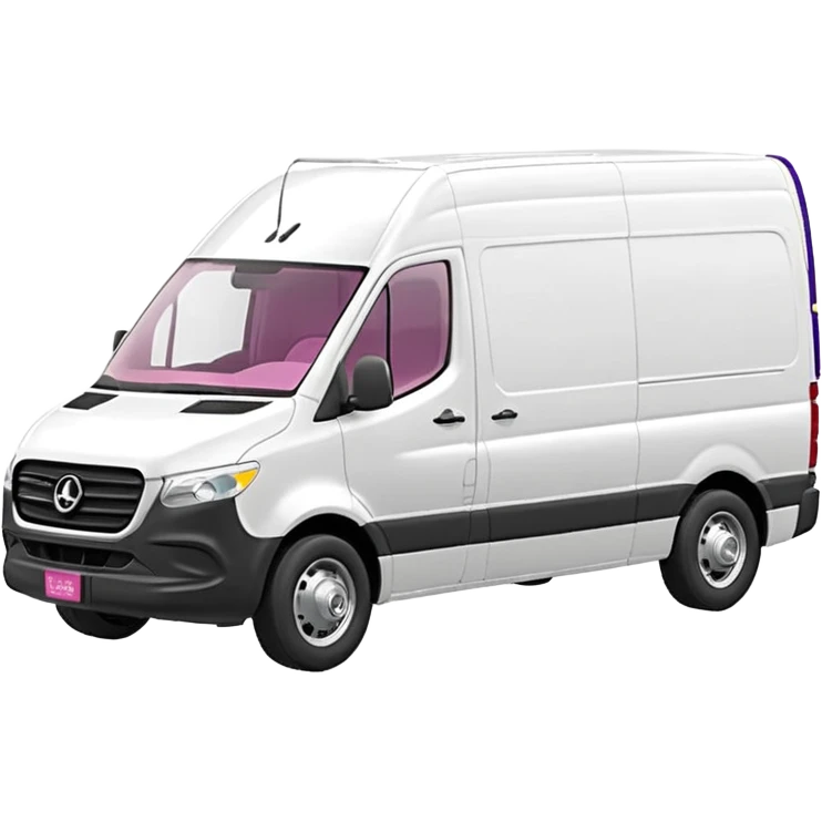 Barbie’s Extended length body Sprinter 4500 van high roof delivery truck   emoji