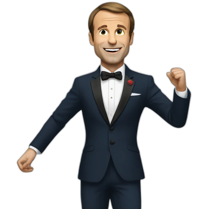 Macron qui dance emoji