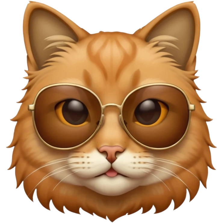 Cat wearing sunglasses emoji