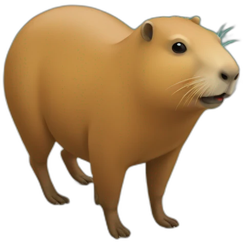 Capybara debout emoji