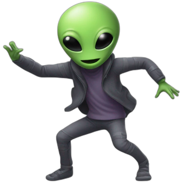 alien dance emoji