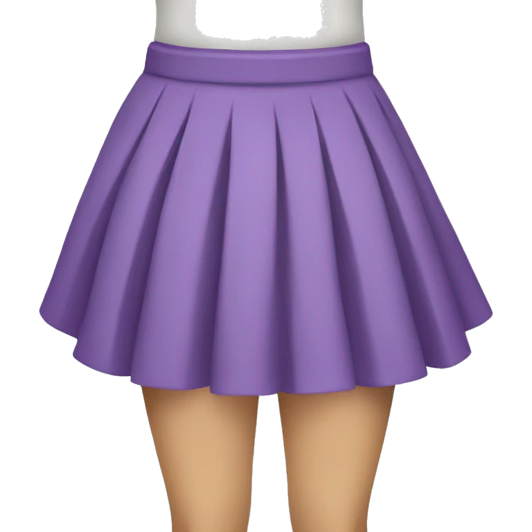 violet skirt emoji