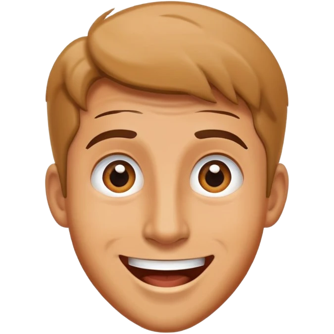 Man wowed  emoji