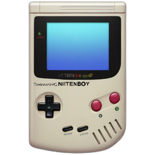 A nintendo game boy emoji